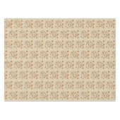Linen Aussehen Blume Blätter Muster Tischdecke (Vorderseite (Horizontal))