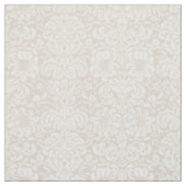 Linen Beige Floral Damask Stoff (Muster)