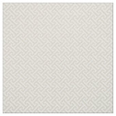Linen Beige Griechisches Schlüsselmuster Stoff (Muster)
