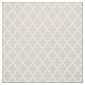 Linen Beige marokkanische Print Stoff (Muster)