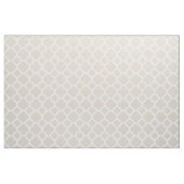 Linen Beige Moderne Quatrefolie Grosser Maßstab Stoff (Yard (91,4 cm))