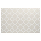Linen Beige Moderne Quatrefolie Grosser Maßstab Stoff (Fat Quarter (45,7 x 55,9 cm))
