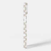 Linen Beige Moderne Trellis Case-Mate iPhone Hülle (Rückseite / Rechts)