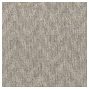 Linen Beige Moderne Zickzack Streifen Stoff