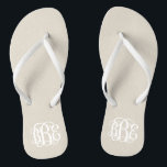 Linen Beige Preppy Script Monogram Badesandalen<br><div class="desc">BITTE KONTAKTIEREN SIE MICH VOR DER BESTELLUNG MIT IHREN MONOGRAMM-INITIALEN IN DIESER BESTELLUNG: ERSTE, LETZTE, MITTLERE. Ich werde Ihre Monografie anpassen und Ihnen den Link zu bestellen. Bitte warten Sie bis ich Ihnen den Link mit Ihrem individuellen Design geschickt habe. Niedliche Preppy drehe Sandalen personalisiert mit einem benutzerdefinierten Skript-Monogramm drehen....</div>