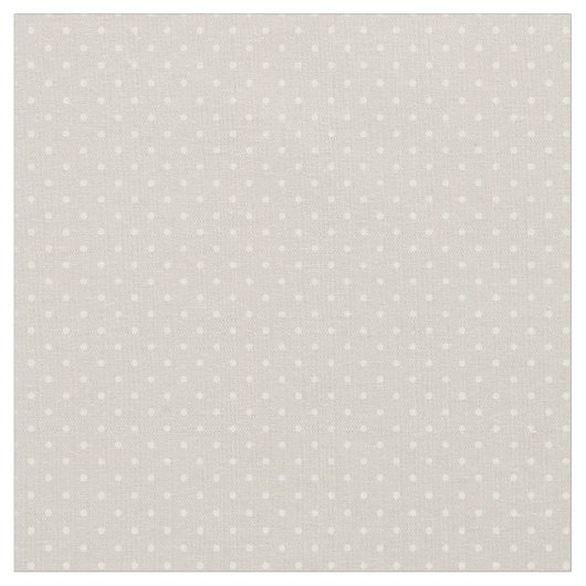Linen Beige Tiny Dots Stoff (Nahaufnahme)