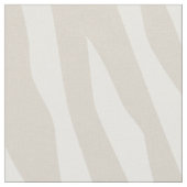 Linen Beige Zebra Print Groß Stoff (Nahaufnahme)