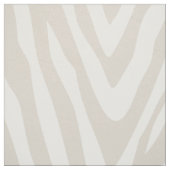 Linen Beige Zebra Print Groß Stoff (Muster)