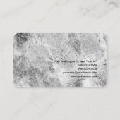 Linen Beruflich Hair Stylist Makeup Artist Visitenkarte (Rückseite)