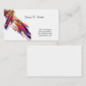 Linen Classic Calling Card Telefonnummerkarte (Vorne/Hinten)