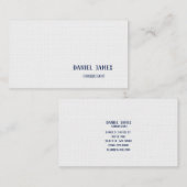 Linen Custom Business Card Visitenkarte (Vorne/Hinten)