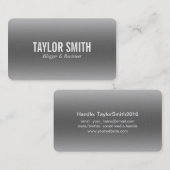 Linen Fade II Visitenkarte (Vorne/Hinten)