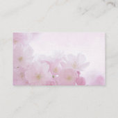 Linen Feminine Blumenhaar Stylist Beruflich Visitenkarte (Rückseite)