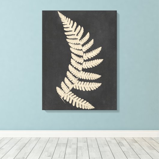Linen Fern Leinwanddruck (Insitu (Holzboden))