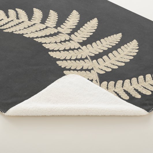 Linen Fern Sherpadecke (3/4)