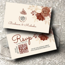 Linen gold Glitzer QR UAWG Islamic Wedding Website