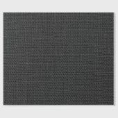 Linen Gray Black MinimalWedding Brautparty Geschenkpapier (Flach)