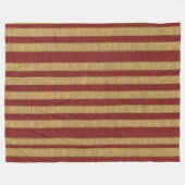 Linen Luxury Popular Burgundy Gold Collection Fleecedecke (Vorderseite (Horizontal))