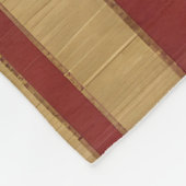 Linen Luxury Popular Burgundy Gold Collection Fleecedecke (Ecke)