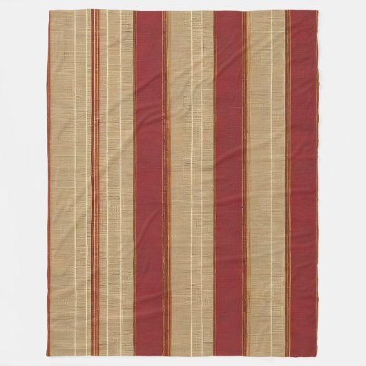 Linen Luxury Trendy Burgundy Gold Collection Fleecedecke (Vorderseite)