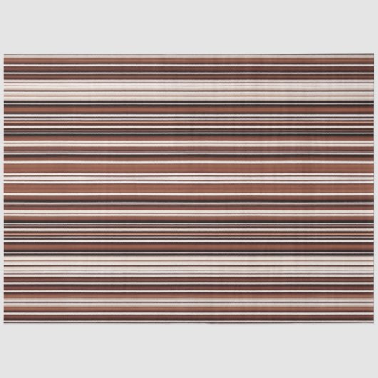 Linen Luxus moderne braune Textur Kollektion Seidenpapier (Vorderseite)