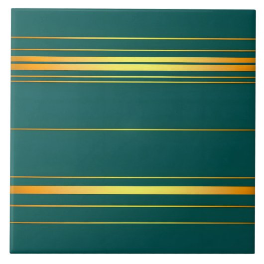 Linen Luxus moderne grüne Gold Texture Collection Fliese (Vorderseite)