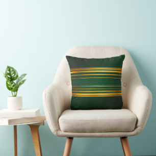 Linen Luxus Trendy Green Gold Texture Collection Kissen