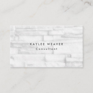 Linen Minimalistische Wandgesteine Beruflich Visitenkarte