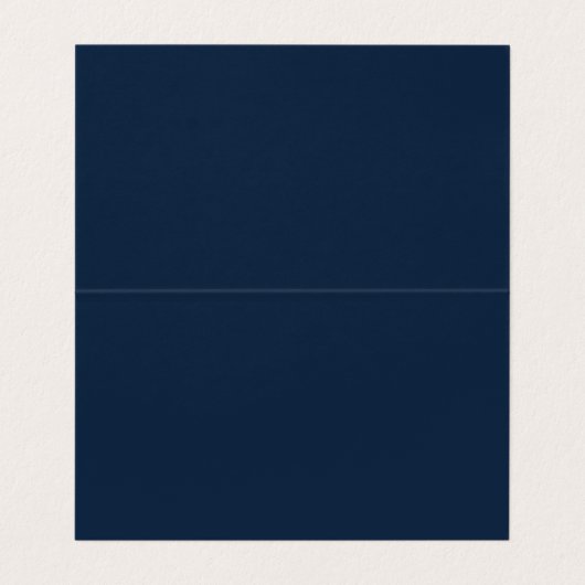 Linen Navy Blue Black Elegante Schlicht Beruflich Visitenkarten (Innenseite Aufgefaltet)