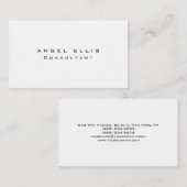 Linen Original Beruflich sauber, modern einzigarti Visitenkarte (Vorne/Hinten)