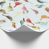 Linen Paper Birds Geschenkpapier (Ecke)