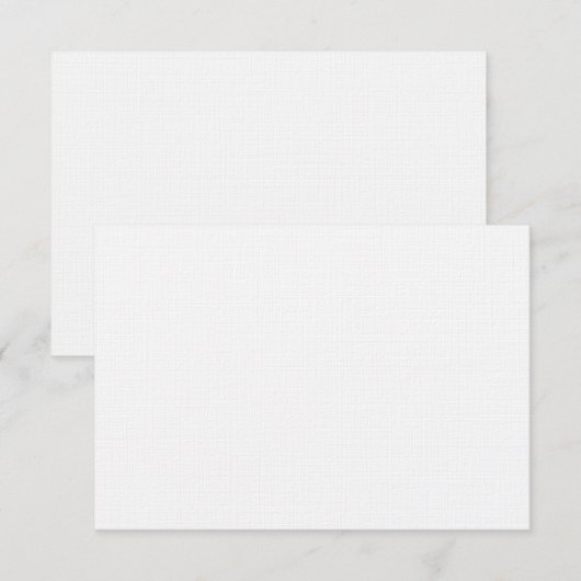 Linen Paper Wedding RSVP Response Card (Vorne/Hinten)