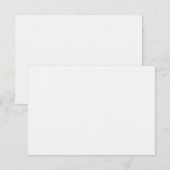 Linen Paper Wedding RSVP Response Card Karte (Vorne/Hinten)