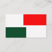 Linen Schlicht Grün Weiß Moderne Minimalistisch Visitenkarte (Rückseite)