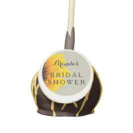Linen Sonnenblume| Brautparty Cake Pop