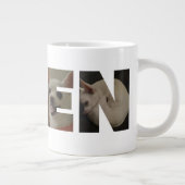 Linen Specialty Mug Jumbo-Tasse (Rechts)