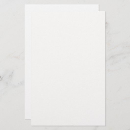 Linen White Briefpapier (Vorne/Hinten)
