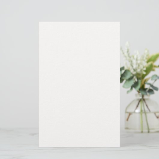 Linen White Briefpapier (Stehend Vorderseite)