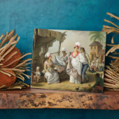 Linenmarkt, Roseau, Dominica, c.1780 (Öl auf Dosen Fotoplatte (Seite)