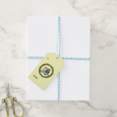 Lineolated Parakeet Santas Geschenkanhänger (Mit Garn)