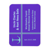 Liner Anker Lila Kabinentüren Marker Magnet (Vertikal)