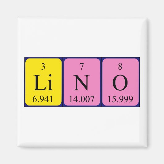 Liner Periodenmagnet Magnet (Vorne)