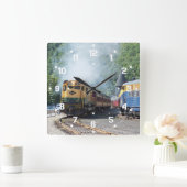 Lines ALCO C-630 #5308 Wall Clocks Quadratische Wanduhr (Zuhause)