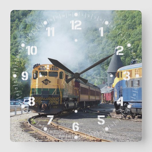 Lines ALCO C-630 #5308 Wall Clocks Quadratische Wanduhr (Vorderseite)