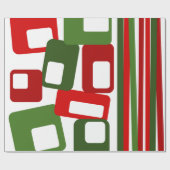 Lines and Rechtecke Geschenkpapier (Flach)
