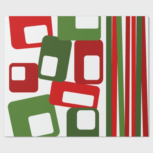 Lines and Rechtecke  Geschenkpapier (Flach)