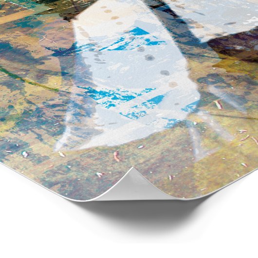 Lines Art Print Poster (Ecke)