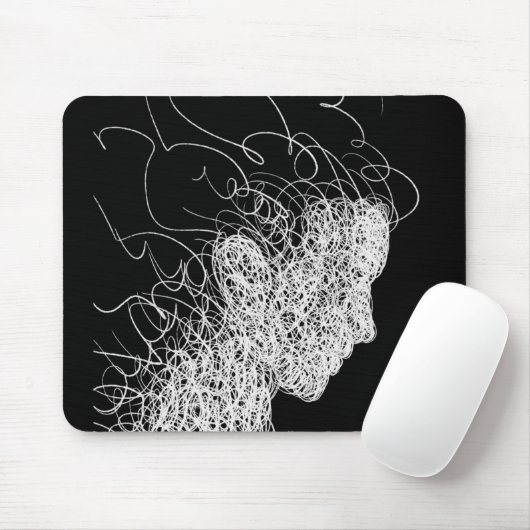 Lines Artwork Mousepad (Mit Mouse)