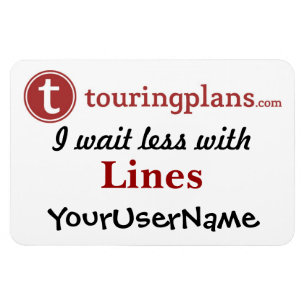 Lines Car & Resort Door Magnet (weiß)