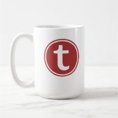 Lines Classic White 15 oz. Tasse (Links)